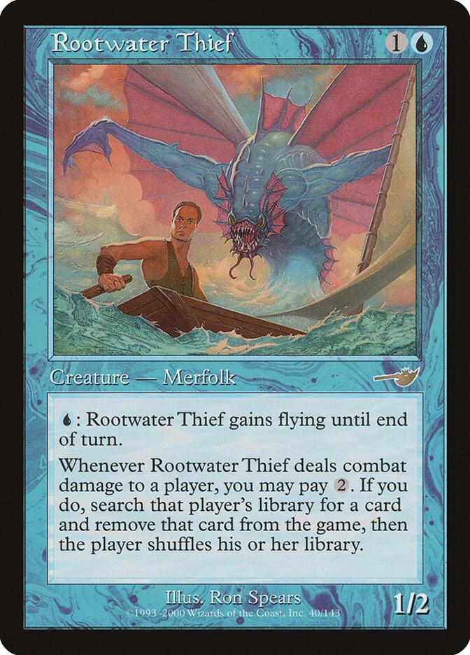 Rootwater Thief 40 card from Nemesis