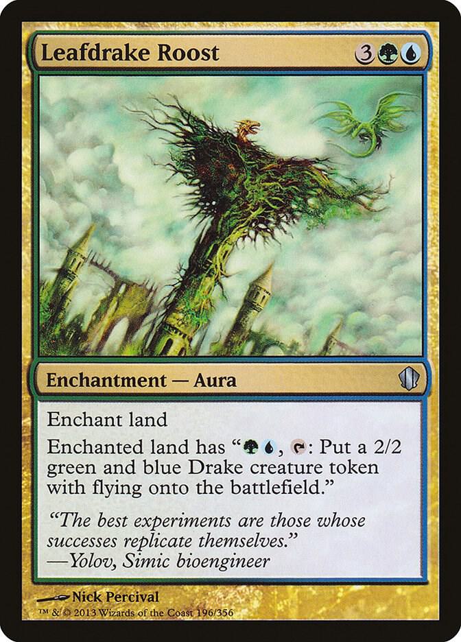 Leafdrake Roost 196 card from Commander 2013