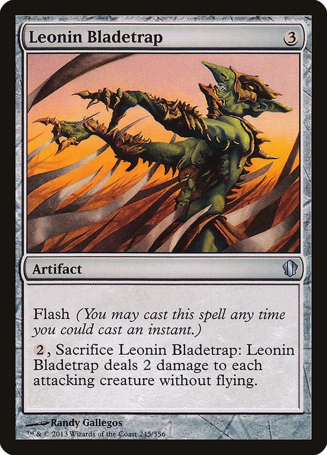 Leonin Bladetrap 245 card from Commander 2013