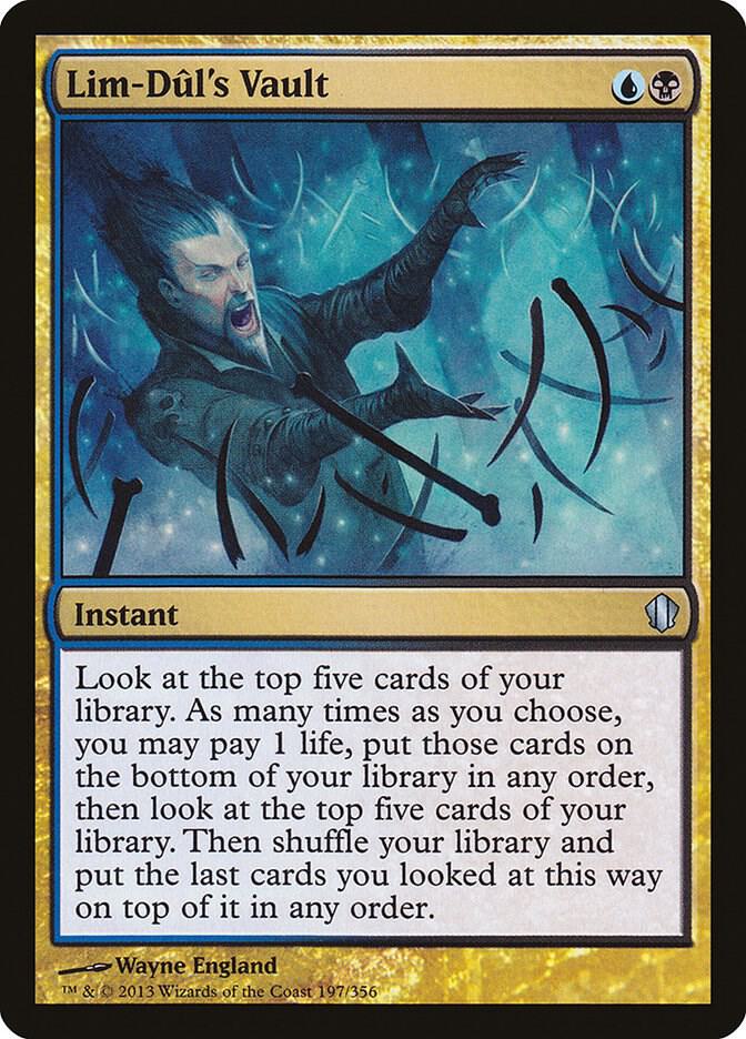 Lim-Dul's Vault 197 card from Commander 2013