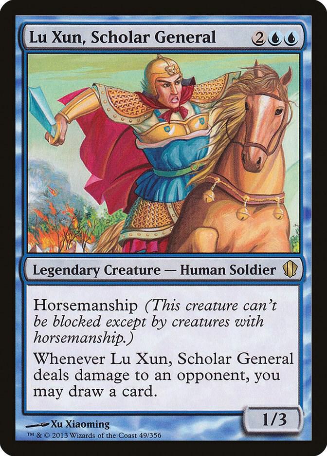 Lu Xun, Scholar General 49 card from Commander 2013