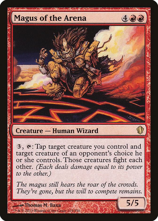 Magus of the Arena 115 card from Commander 2013