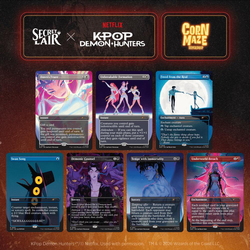 Secret Lair Drop: Secret Lair x KPop Demon Hunters: How It's Done - Non-Foil Edition sealed product from Secret Lair Drop Series
