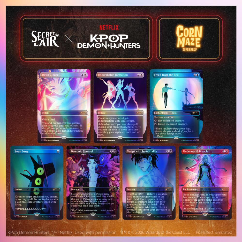 Secret Lair Drop: Secret Lair x KPop Demon Hunters: How It's Done - Traditional Foil Edition sealed product from Secret Lair Drop Series