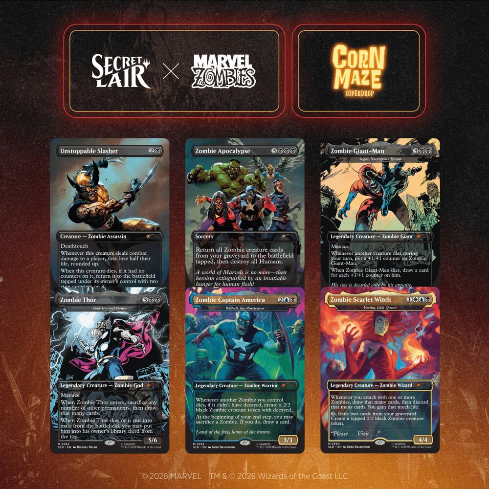 Secret Lair Drop: Secret Lair x Marvel: Zombies - Non-Foil Edition sealed product from Secret Lair Drop Series