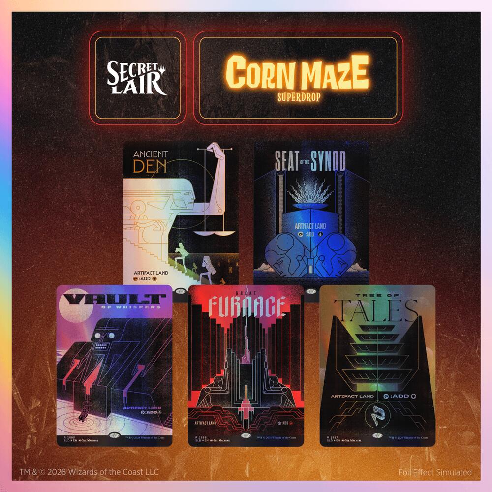Secret Lair Drop: Manufactured Grounds by See Machine - Traditional Foil Edition sealed product from Secret Lair Drop Series