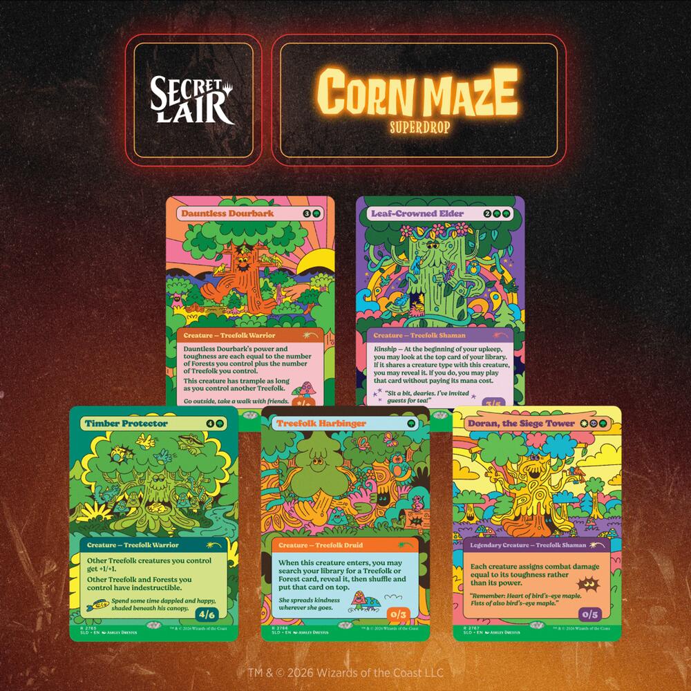Secret Lair Drop: Peace, Love, & Treefolk - Non-Foil Edition sealed product from Secret Lair Drop Series