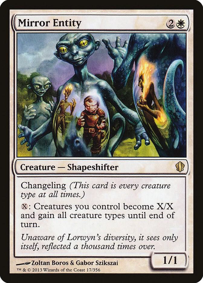 Mirror Entity 17 card from Commander 2013