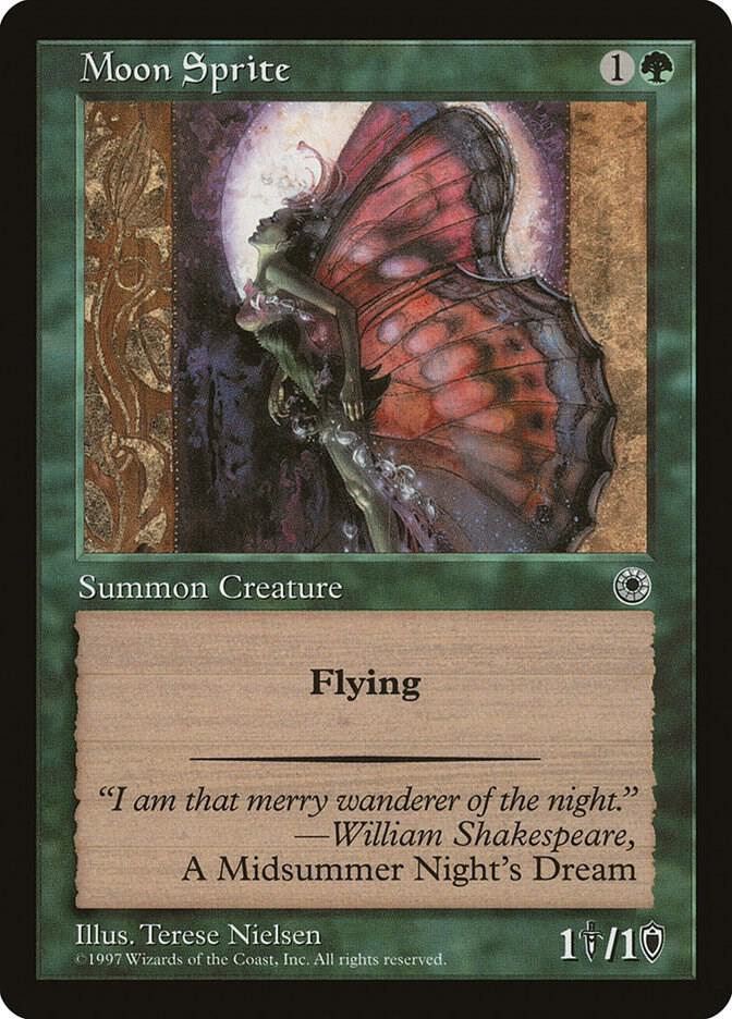 Moon Sprite card from Portal