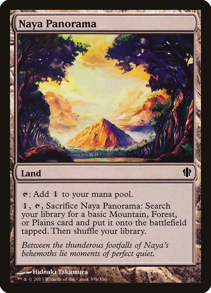 Naya Panorama 308 card from Commander 2013