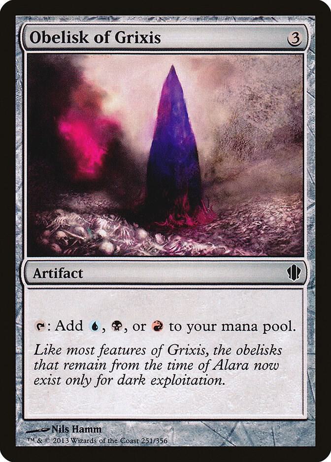Obelisk of Grixis 251 card from Commander 2013