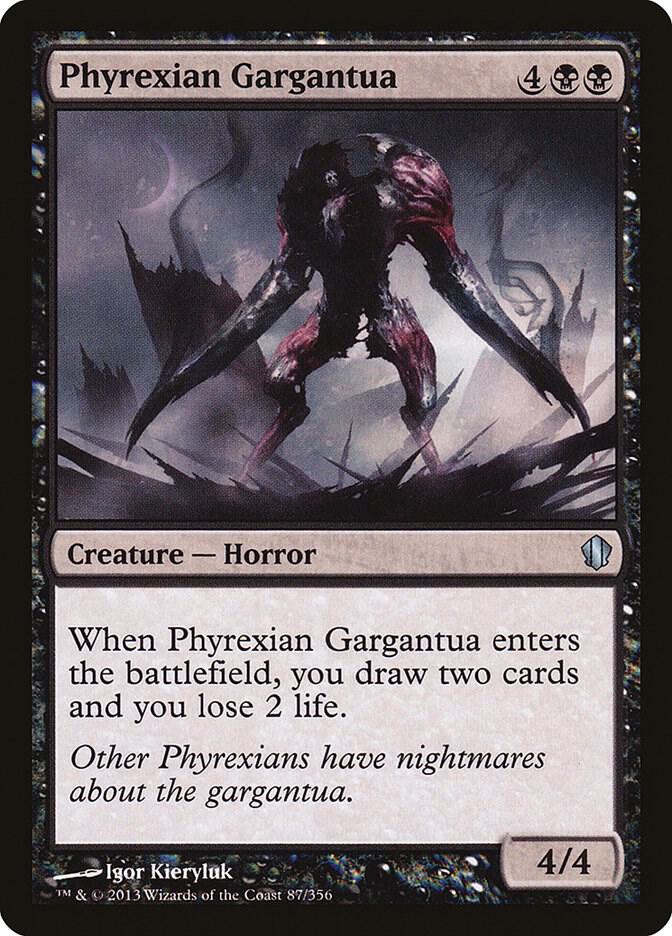Phyrexian Gargantua 87 card from Commander 2013