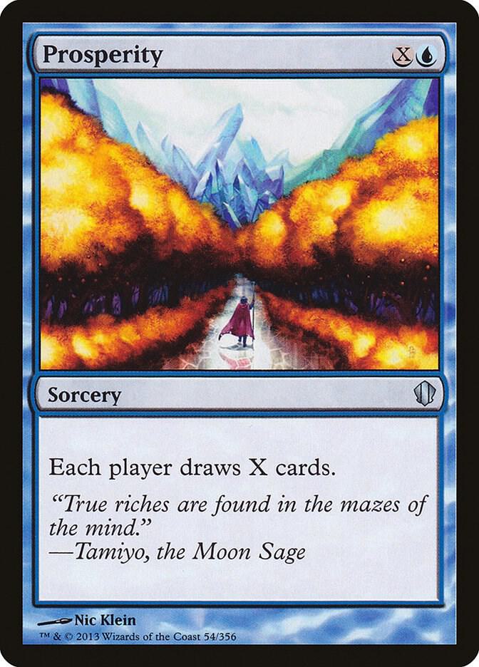 Prosperity 54 card from Commander 2013