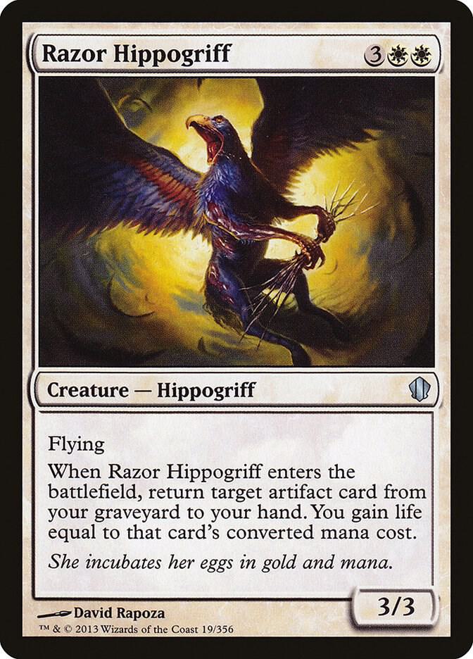 Razor Hippogriff 19 card from Commander 2013
