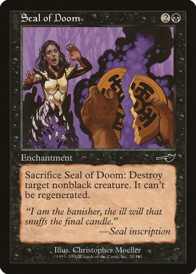 Seal of Doom 70 card from Nemesis
