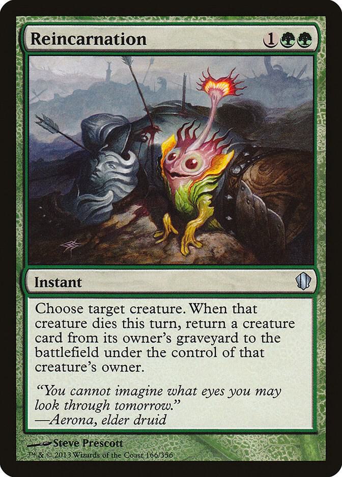 Reincarnation 166 card from Commander 2013