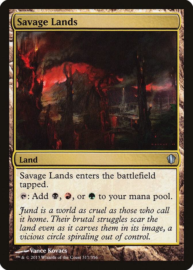 Savage Lands 317 card from Commander 2013