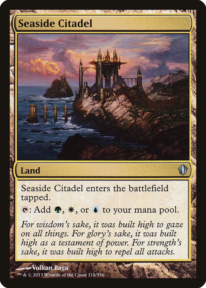 Seaside Citadel 318 card from Commander 2013