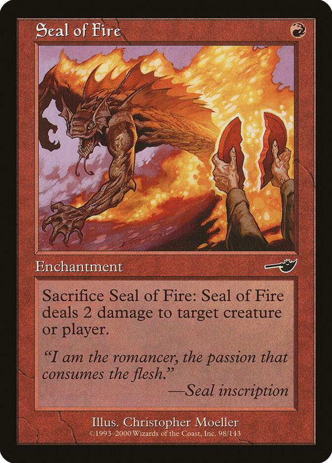 Seal of Fire 98 card from Nemesis
