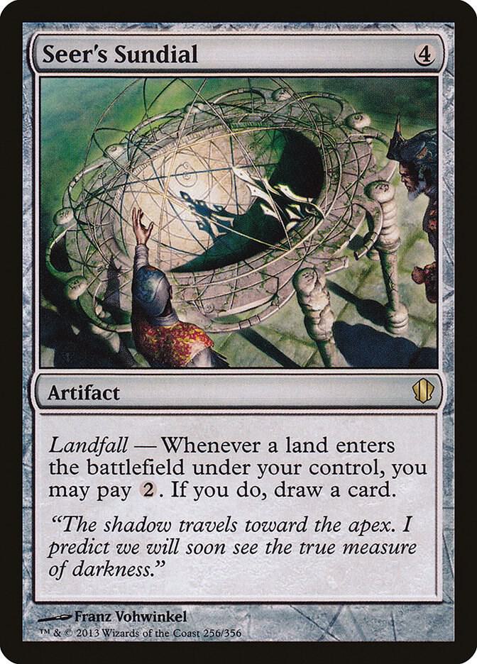 Seer's Sundial 256 card from Commander 2013