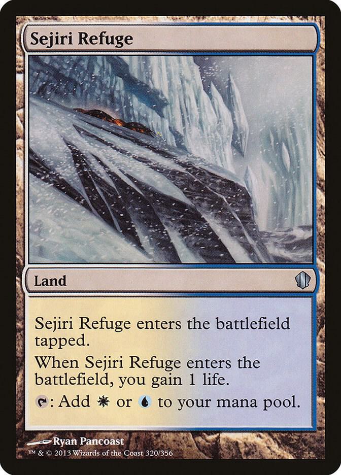 Sejiri Refuge 320 card from Commander 2013