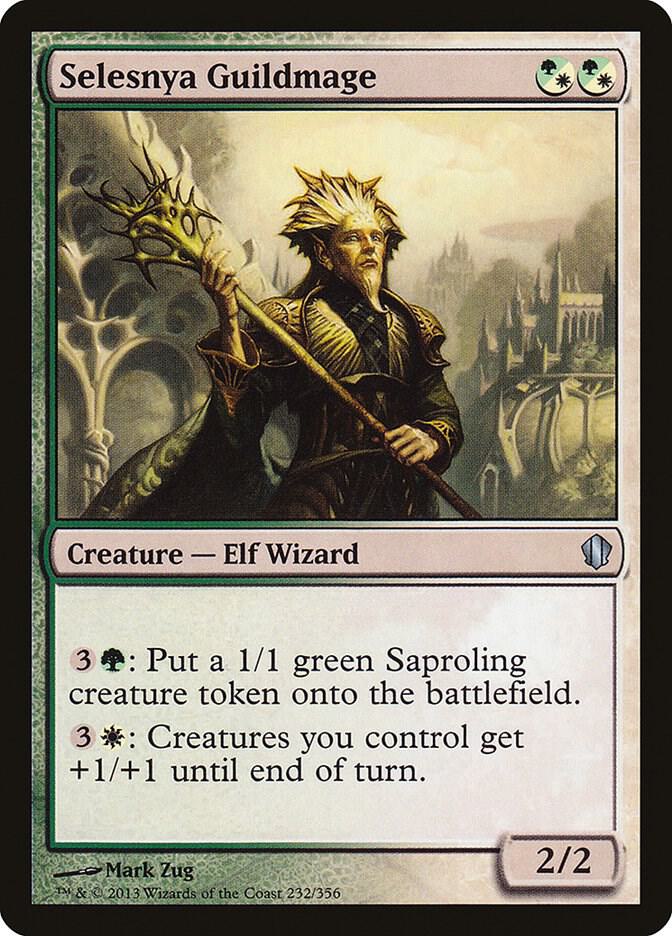 Selesnya Guildmage 232 card from Commander 2013