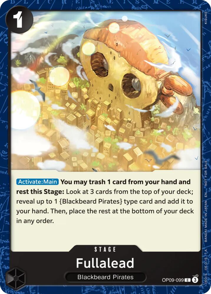 Fullalead (Tournament Pack 2026 Vol. 4) OP09-099 card from One Piece Promotion Cards