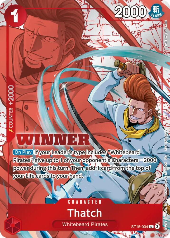 Thatch (Winner Pack 2026 Vol. 4) ST15-004 card from One Piece Promotion Cards