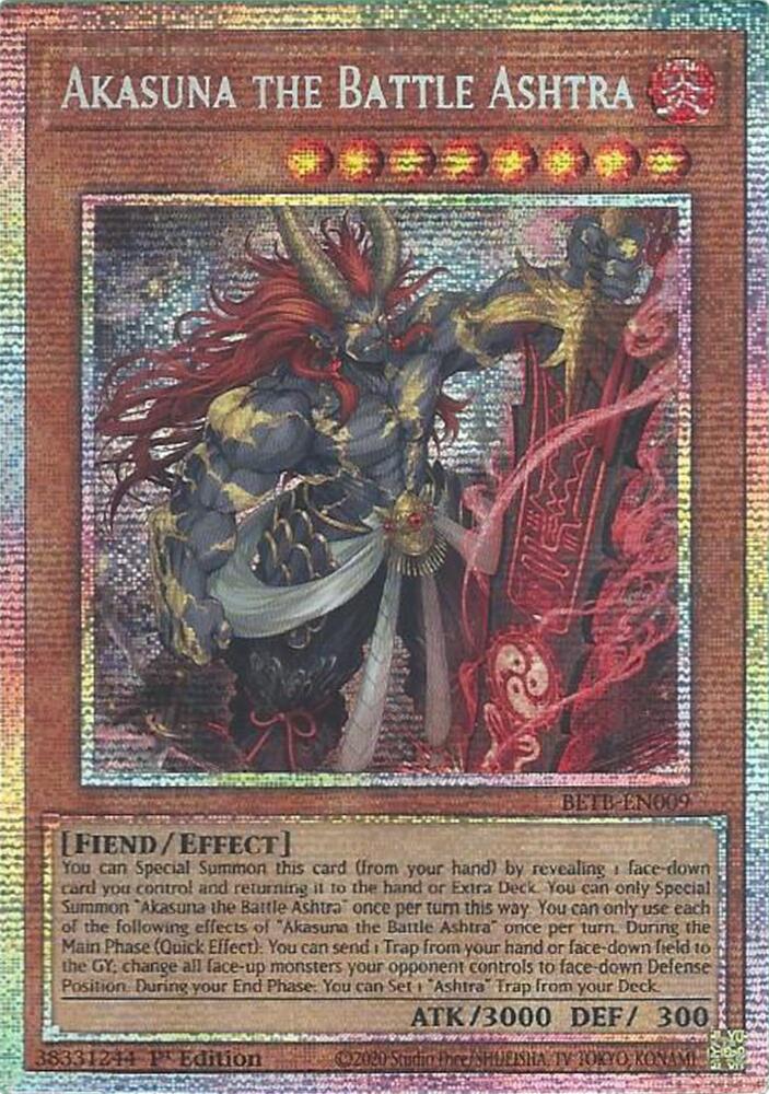 Akasuna the Battle Ashtra (Starlight Rare) BETB-EN009 card from Beyond the Brave