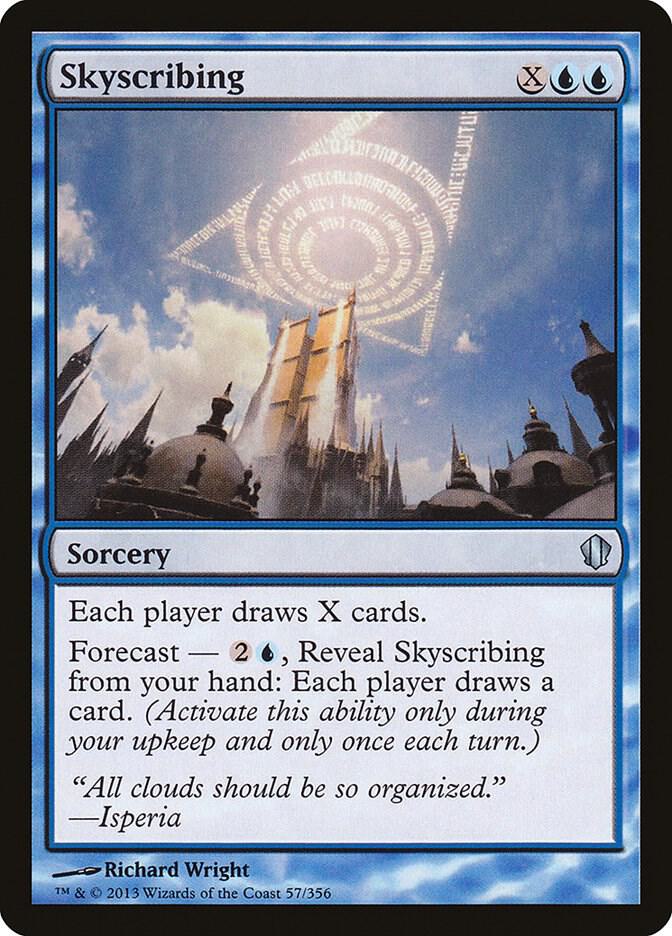 Skyscribing 57 card from Commander 2013