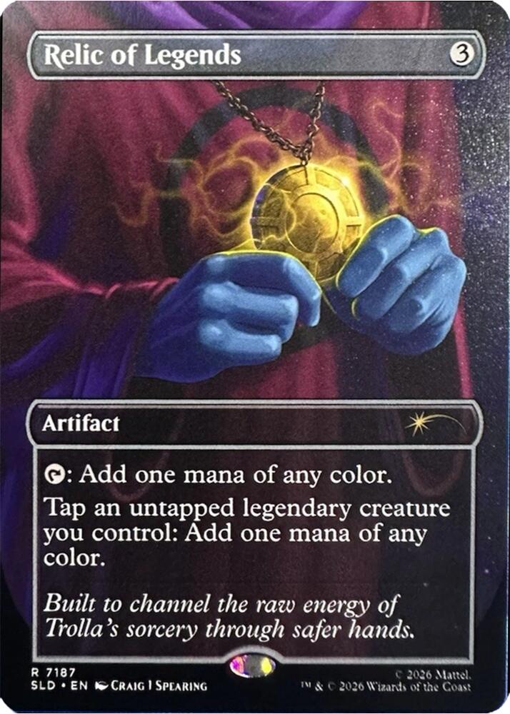 Relic of Legends 7187 card from Secret Lair Drop Series
