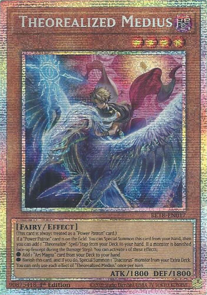 Theorealized Medius (Starlight Rare) BETB-EN017 card from Beyond the Brave