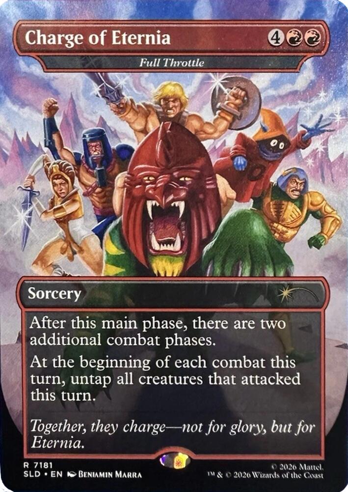 Charge of Eternia - Full Throttle 7181 card from Secret Lair Drop Series