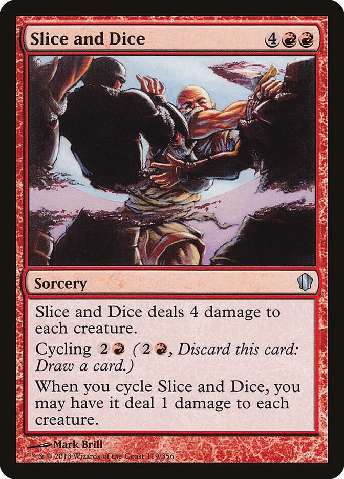 Slice and Dice 119 card from Commander 2013