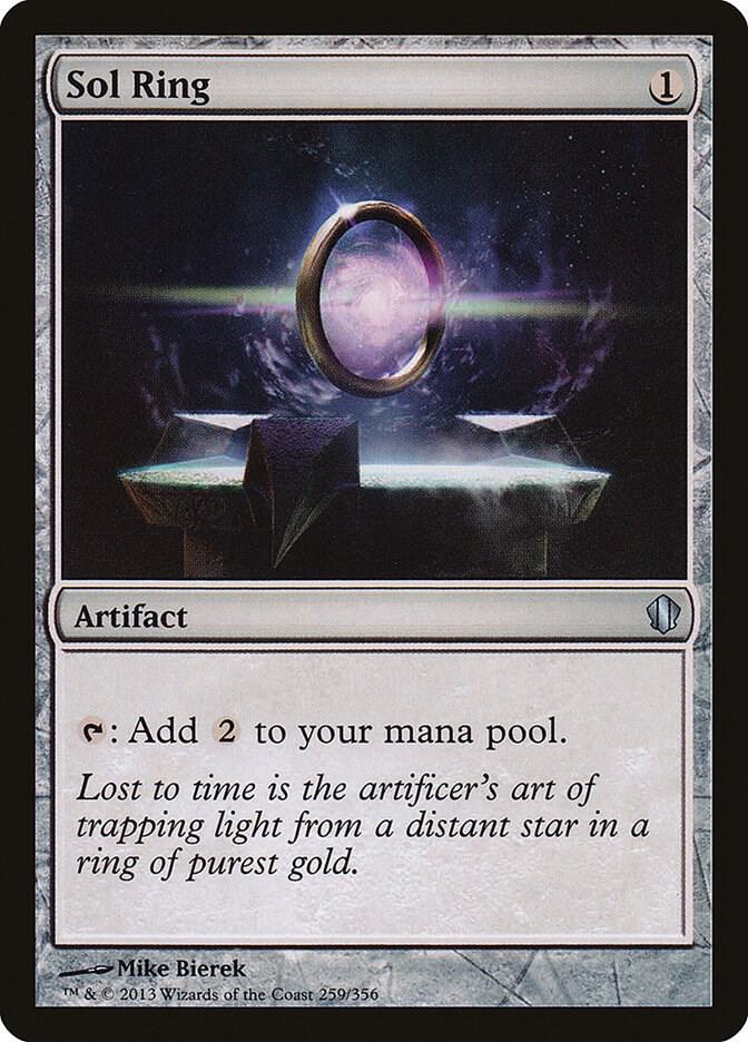 Sol Ring 259 card from Commander 2013