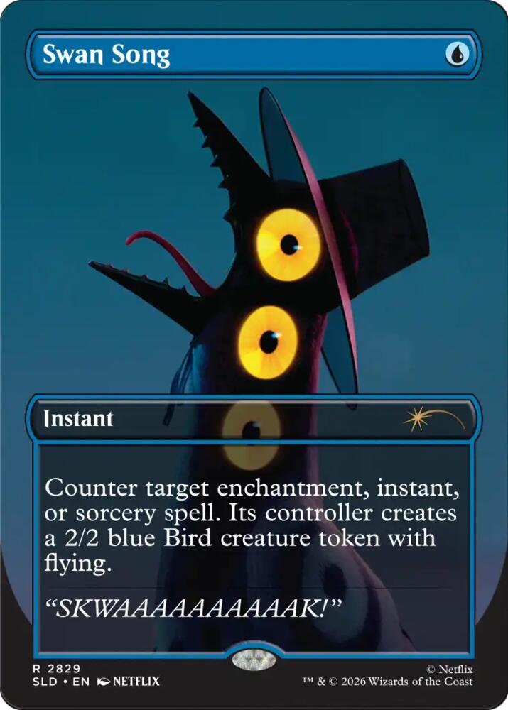 Swan Song 2829 card from Secret Lair Drop Series