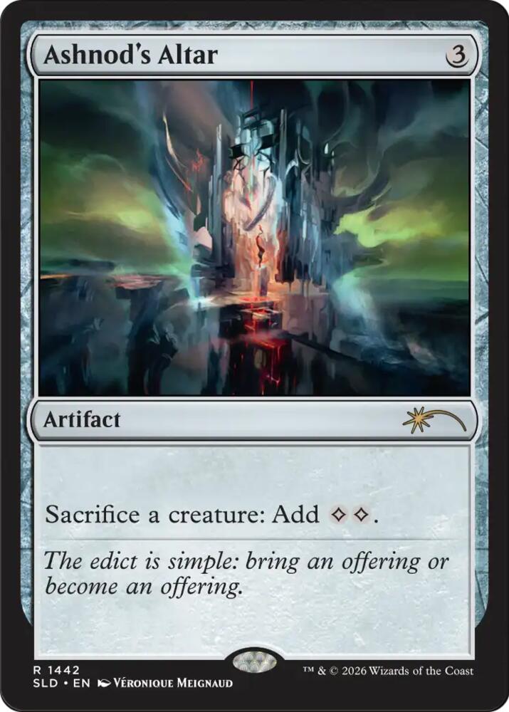 Ashnod's Altar 1442 card from Secret Lair Drop Series
