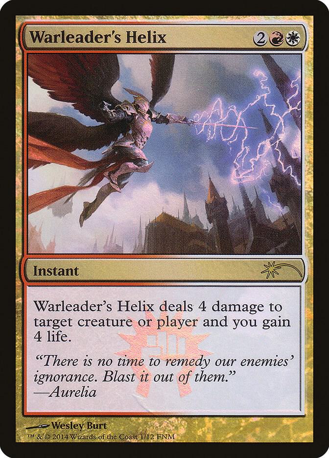 Warleader's Helix 1 card from FNM Promos