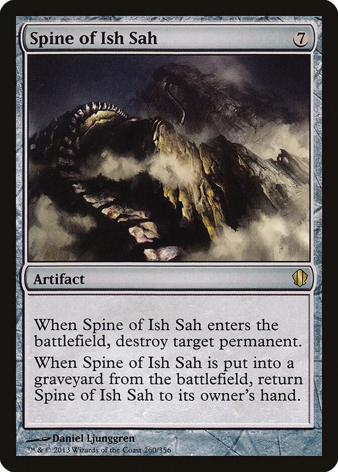 Spine of Ish Sah 260 card from Commander 2013