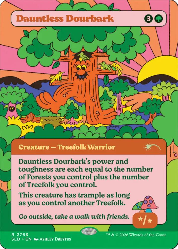 Dauntless Dourbark 2763 card from Secret Lair Drop Series