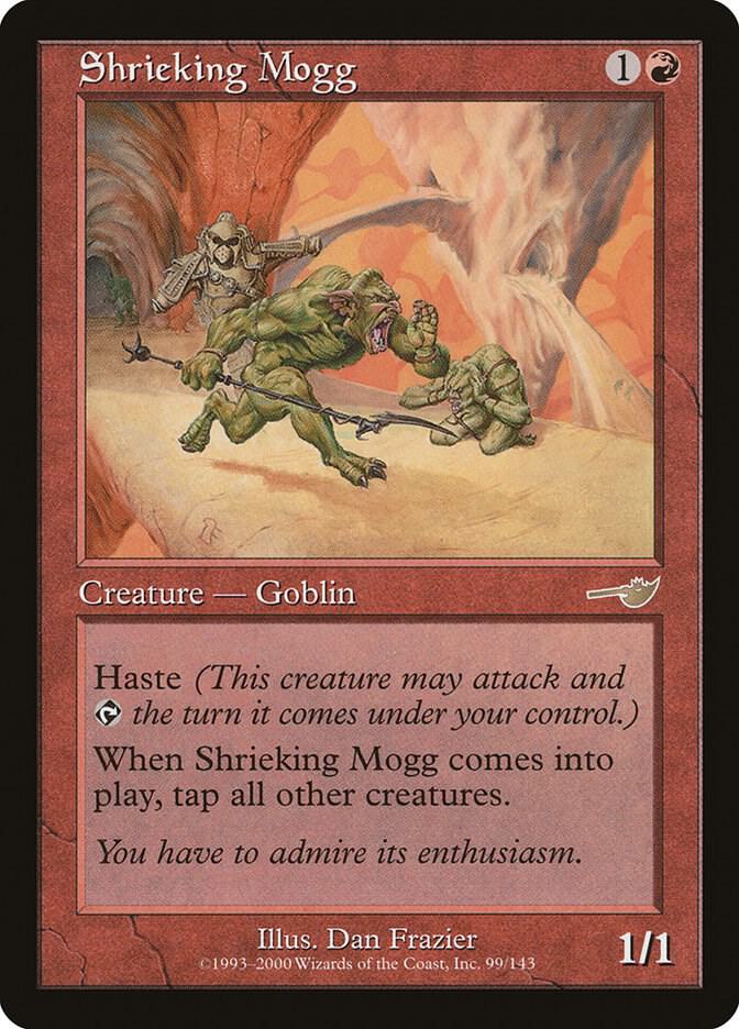 Shrieking Mogg 99 card from Nemesis