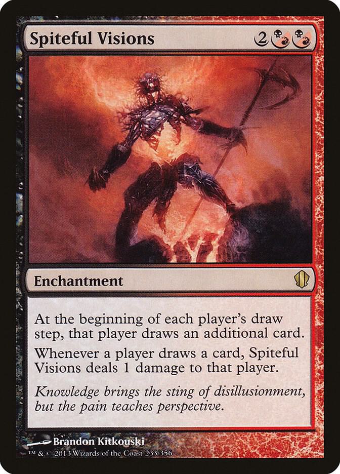 Spiteful Visions 233 card from Commander 2013