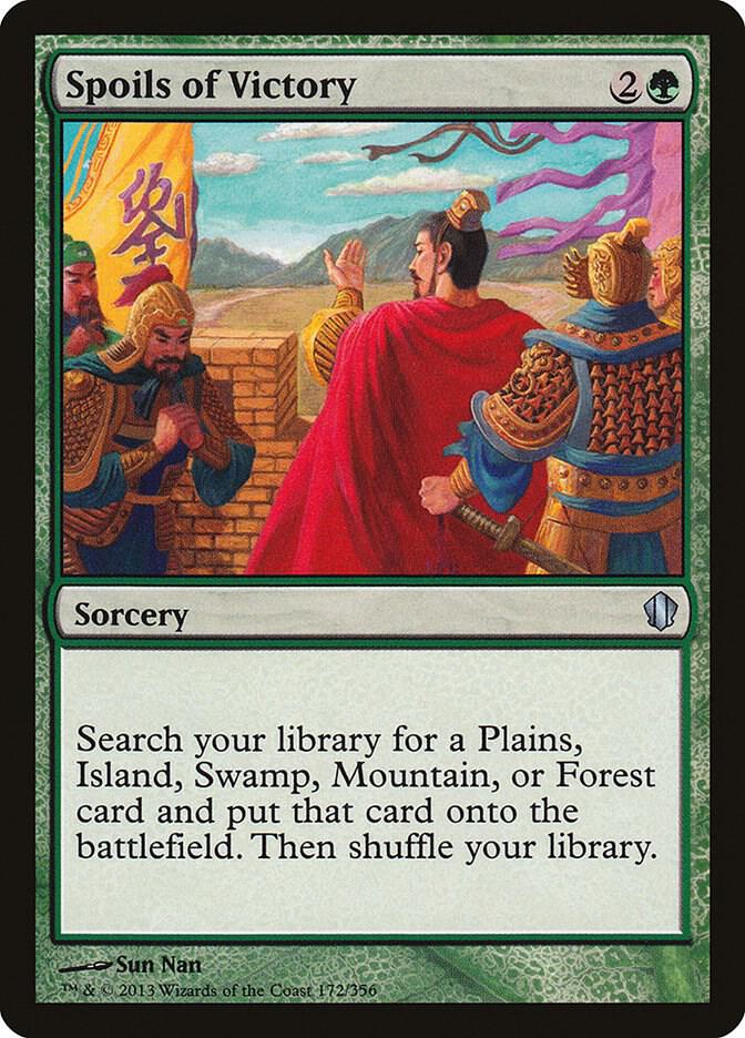 Spoils of Victory 172 card from Commander 2013