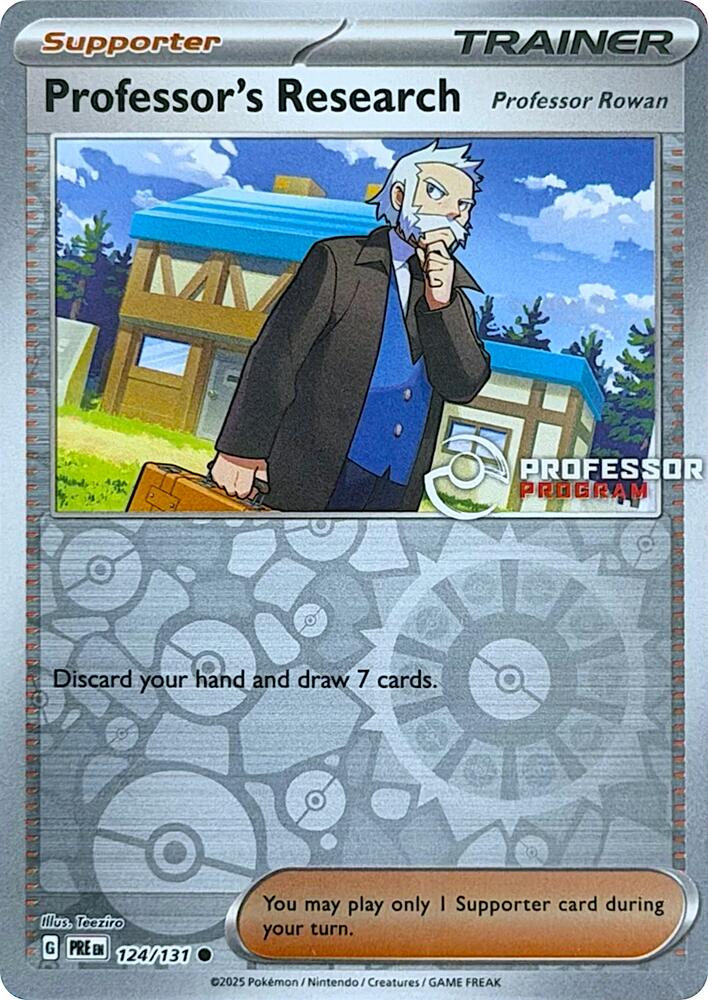 Professor's Research [Professor Rowan] 124/131 card from Professor Program Promos