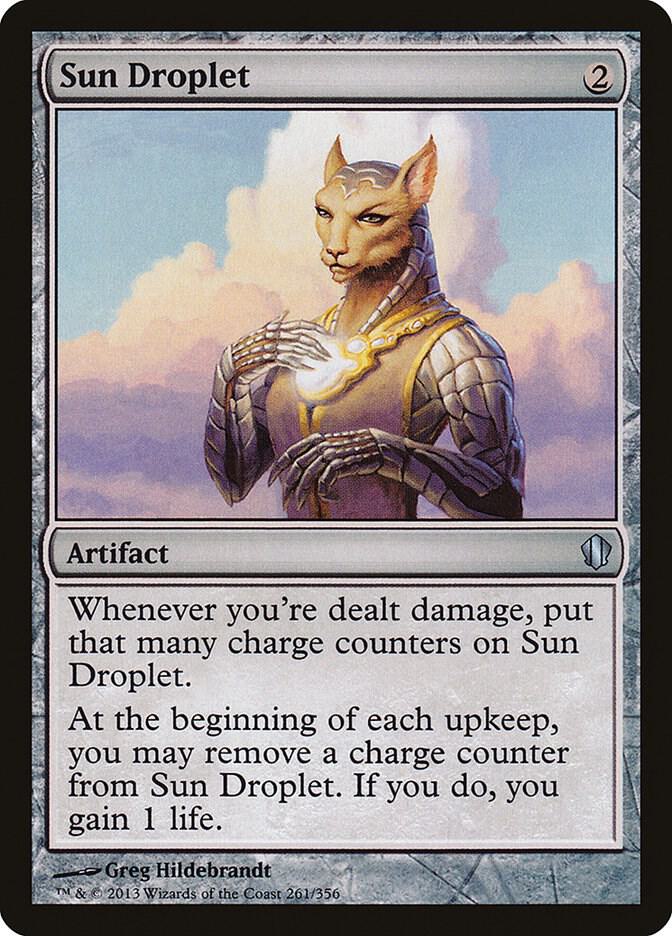 Sun Droplet 261 card from Commander 2013