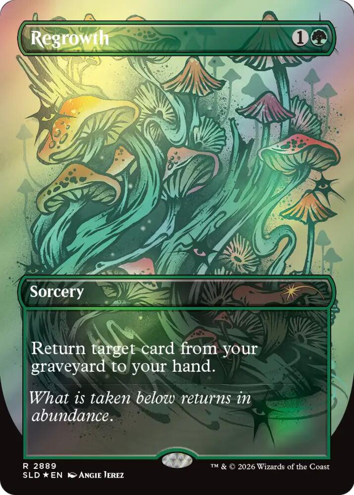 Regrowth 2889 card from Secret Lair Drop Series