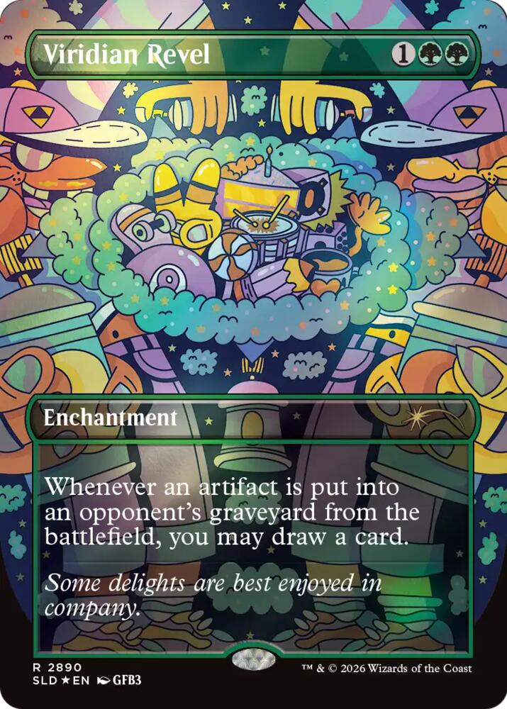Viridian Revel 2890 card from Secret Lair Drop Series