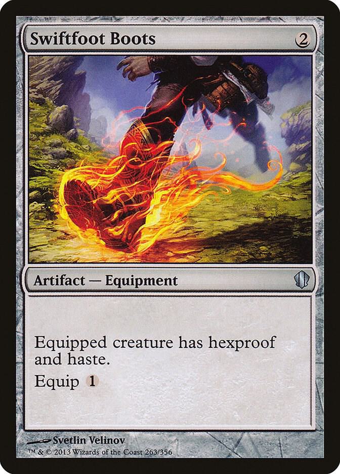 Swiftfoot Boots 263 card from Commander 2013