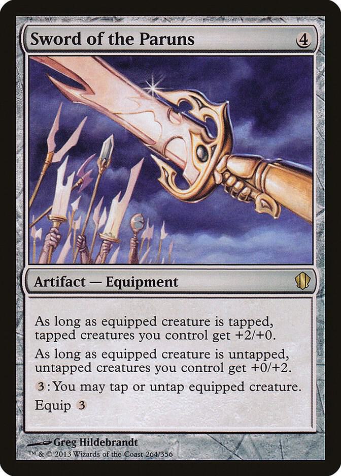 Sword of the Paruns 264 card from Commander 2013