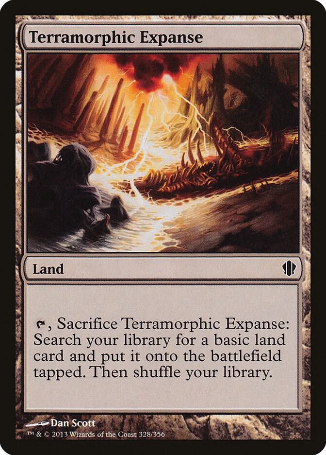 Terramorphic Expanse 328 card from Commander 2013